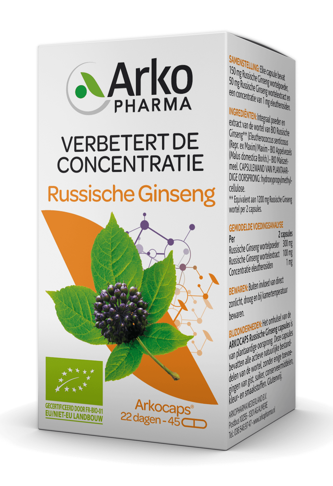 Arkocaps Russische Ginseng Capsules 45st - 45CP | Zensitivity Arkocaps Russische Ginseng Capsules 45st - Ginseng kopen-vitamine online - Energie (vermoeidheid) kopen - supplementen kopen-voedingssupplementen-beste voedingssupplementen-supplementen bestellen-zensitivity