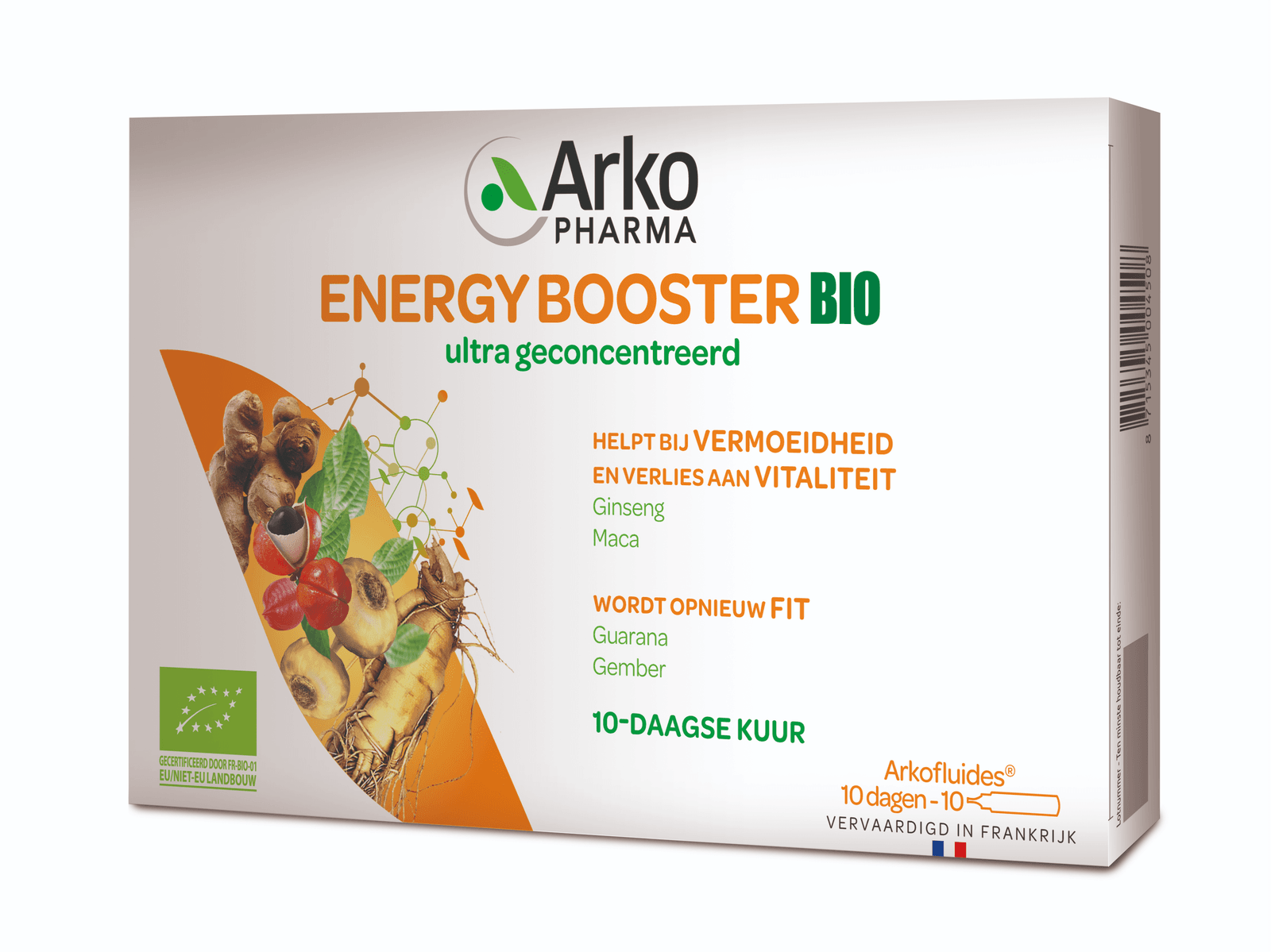 Arkopharma Energy Booster Bio Drinkampullen -  kopen-vitamine online - Energie (vermoeidheid) kopen - supplementen kopen-voedingssupplementen-beste voedingssupplementen-supplementen bestellen-zensitivity