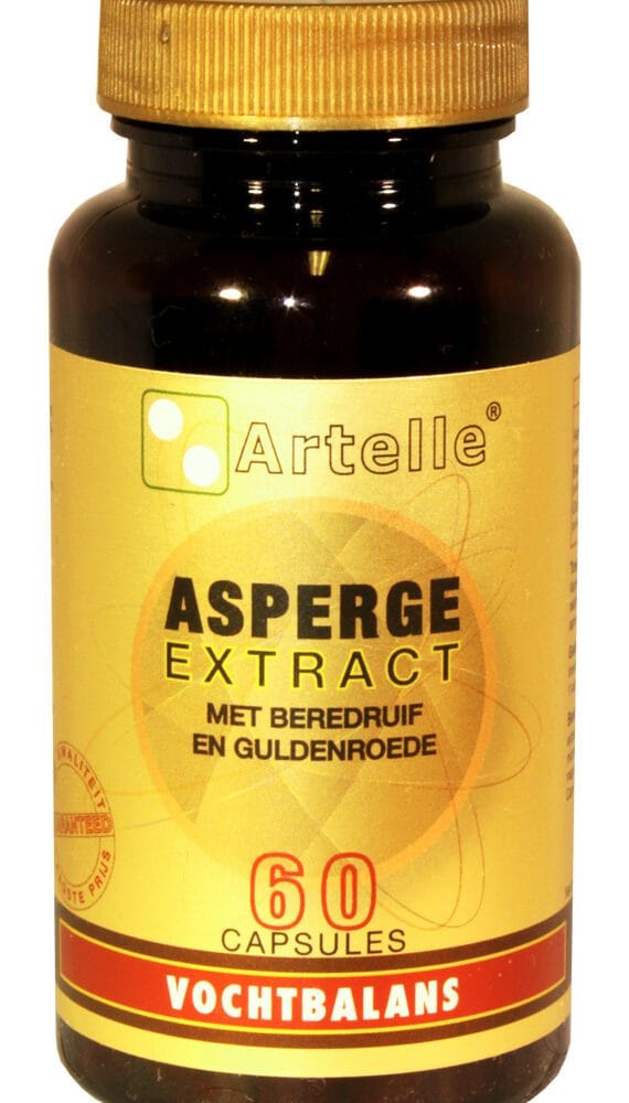 Artelle Asperge Extract Capsules 60st -  kopen-vitamine online - Vochtbalans en nieren kopen - supplementen kopen-voedingssupplementen-beste voedingssupplementen-supplementen bestellen-zensitivity