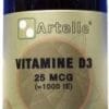 Artelle Vitamine D3 25mcg 100st -  kopen-vitamine online - Vitamine D kopen - supplementen kopen-voedingssupplementen-beste voedingssupplementen-supplementen bestellen-zensitivity
