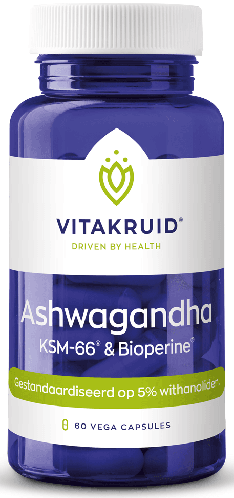 Ashwagandha 5% withanoliden KSM-66® & Bioperine® 60 - 60VCP | Zensitivity Ashwagandha 5% withanoliden KSM-66® & Bioperine® 60 -  kopen-vitamine online - Ashwagandha kopen - supplementen kopen-voedingssupplementen-beste voedingssupplementen-supplementen bestellen-zensitivity