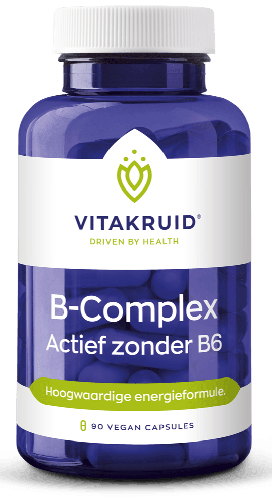 B-Complex Actief zonder B6 - 90VCP | Zensitivity B-Complex Actief zonder B6 - Vitamine B complex kopen-vitamine online - Vitamine B kopen - supplementen kopen-voedingssupplementen-beste voedingssupplementen-supplementen bestellen-zensitivity