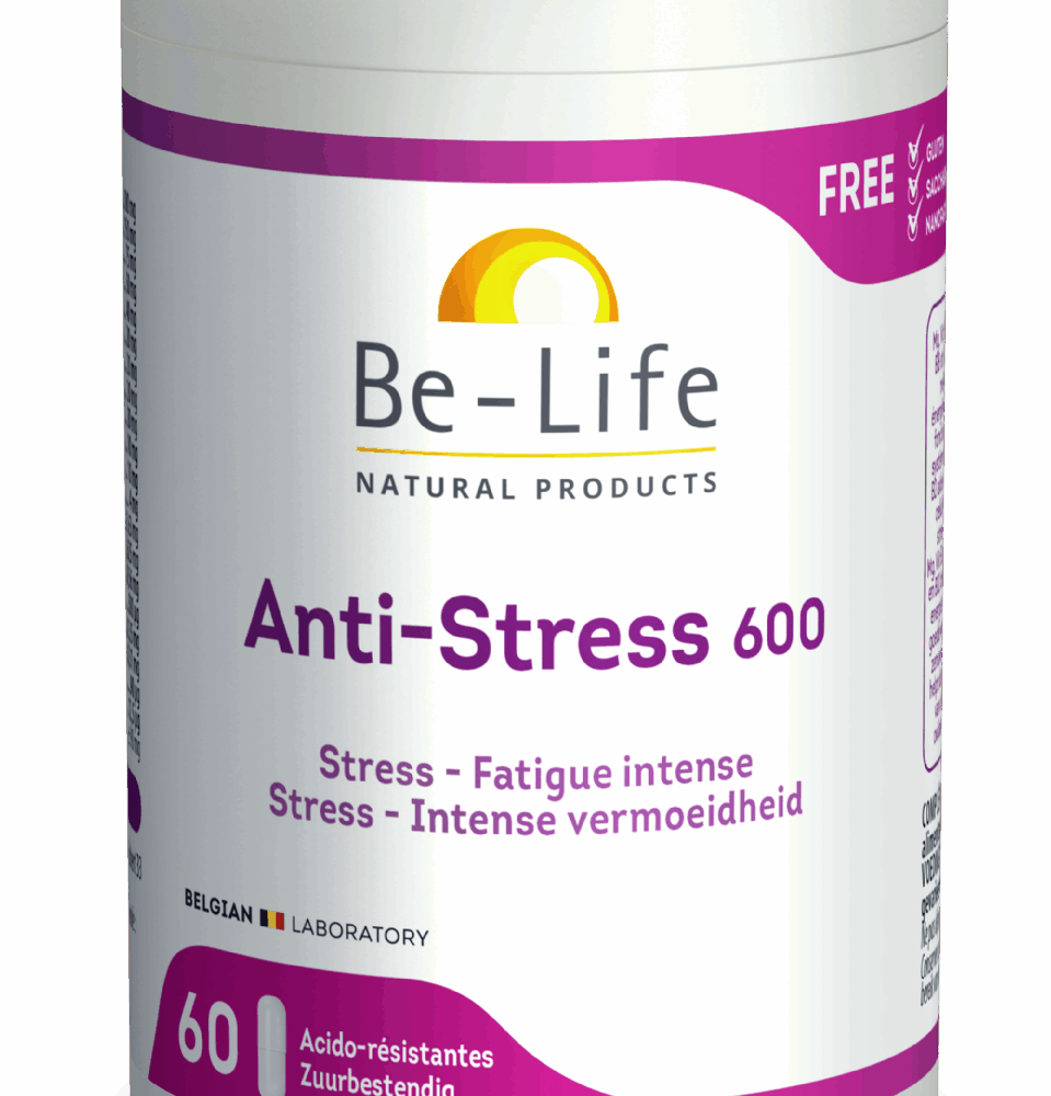 Be-Life Anti-Stress 600 Capsules - Spanning en stress kopen-vitamine online - Rustgevende supplementen kopen - supplementen kopen-voedingssupplementen-beste voedingssupplementen-supplementen bestellen-zensitivity
