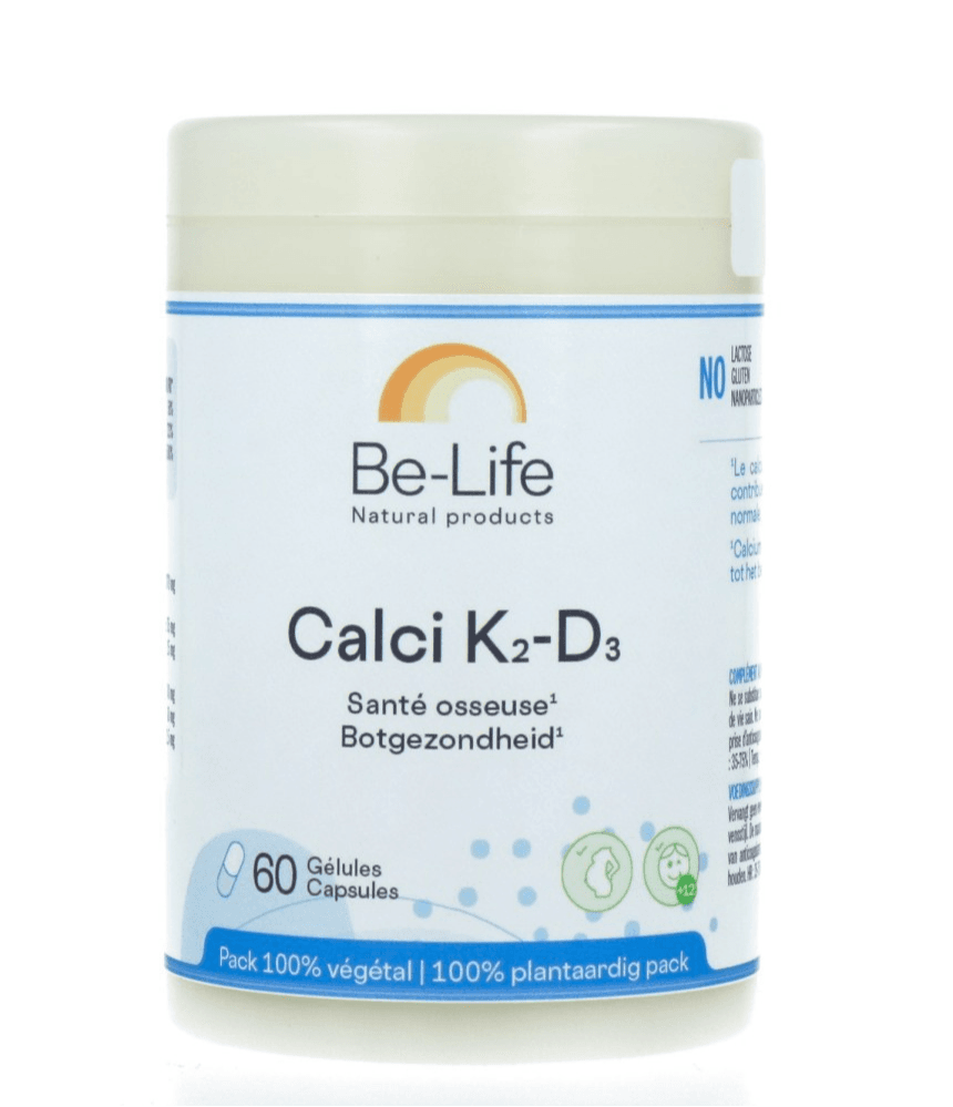 Be-Life Calci K² -D³ Capsules - Sterke botten kopen-vitamine online - Botten supplementen kopen - supplementen kopen-voedingssupplementen-beste voedingssupplementen-supplementen bestellen-zensitivity