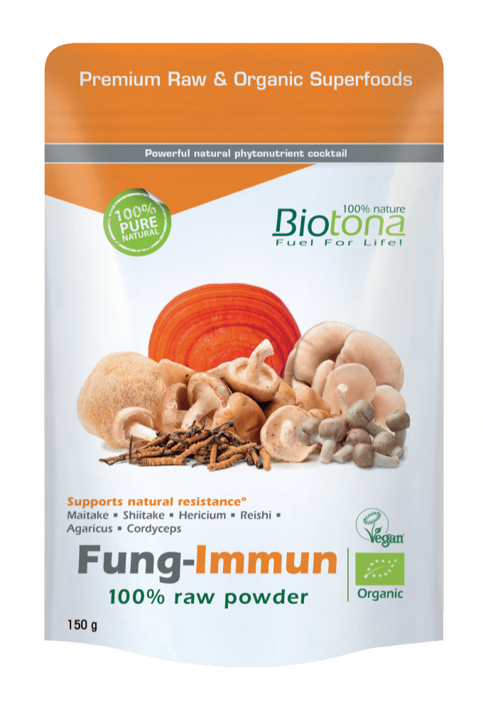 Biotona Fung-Immun 100% Raw Powder - Weerstand complex kopen-vitamine online - Weerstand kopen - supplementen kopen-voedingssupplementen-beste voedingssupplementen-supplementen bestellen-zensitivity
