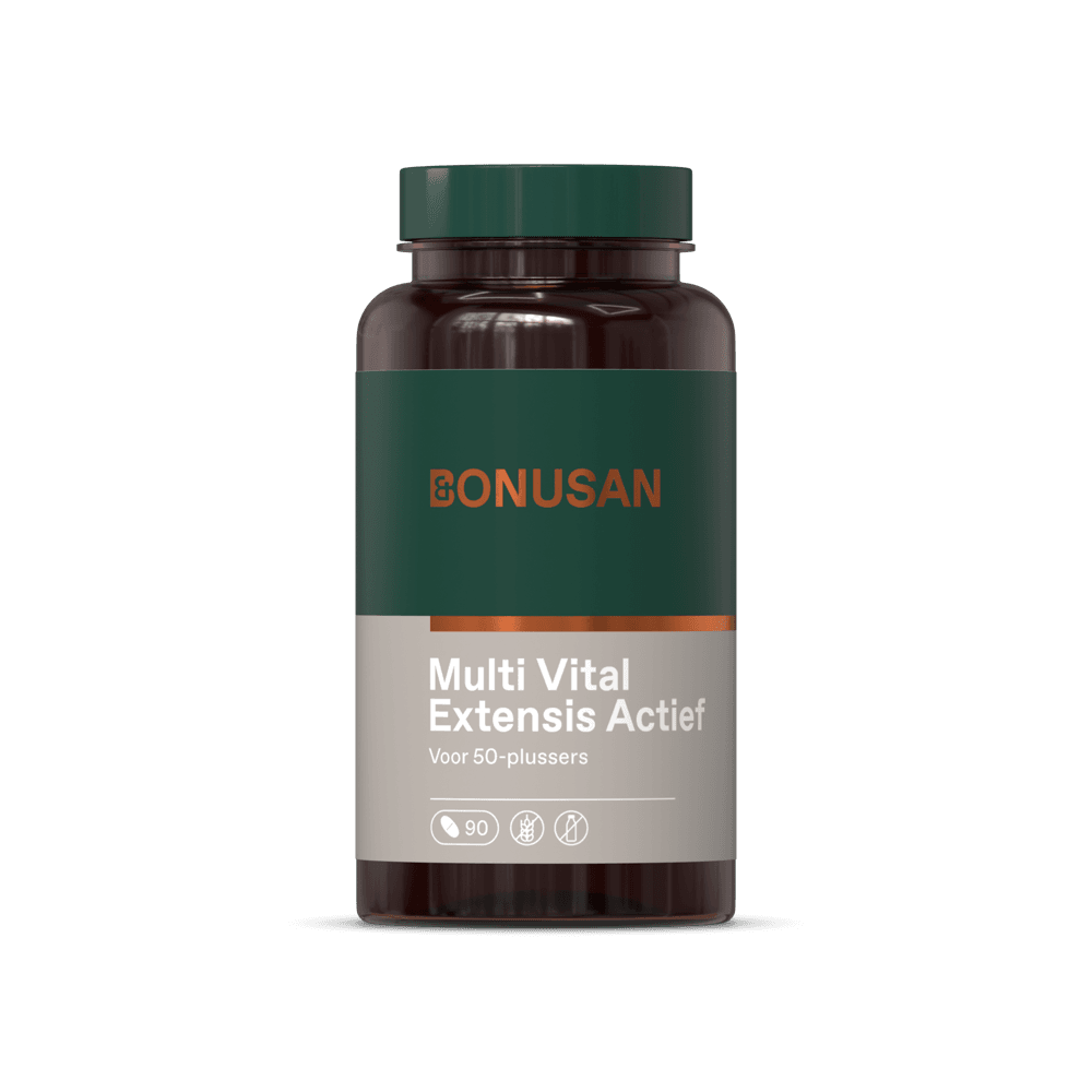 Bonusan Multi Vital Extensis Actief Tabletten - 90TB | Zensitivity Bonusan Multi Vital Extensis Actief Tabletten - kopen-vitamine online - Multivitamine 50plus kopen - supplementen kopen-voedingssupplementen-beste voedingssupplementen-supplementen bestellen-zensitivity