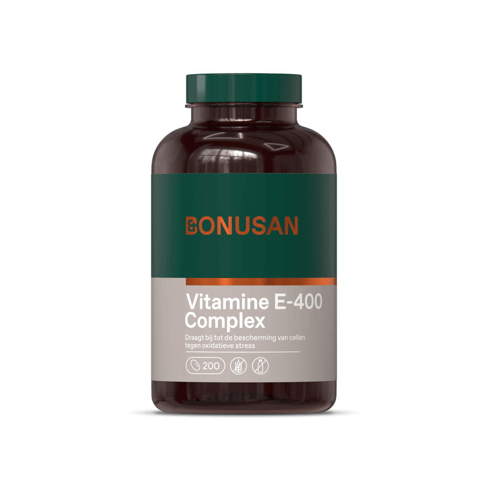 Bonusan Vitamine E-400 Complex Softgels - Vitamine E capsules kopen-vitamine online - Vitamine E kopen - supplementen kopen-voedingssupplementen-beste voedingssupplementen-supplementen bestellen-zensitivity