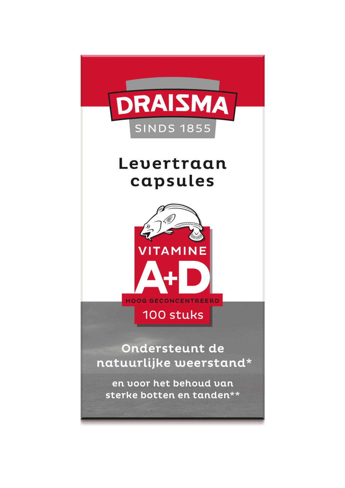 Draisma Vitamine A + D Levertraancapsules - 100CP | Zensitivity Draisma Vitamine A + D Levertraancapsules -  kopen-vitamine online - Omega vetzuren kopen - supplementen kopen-voedingssupplementen-beste voedingssupplementen-supplementen bestellen-zensitivity