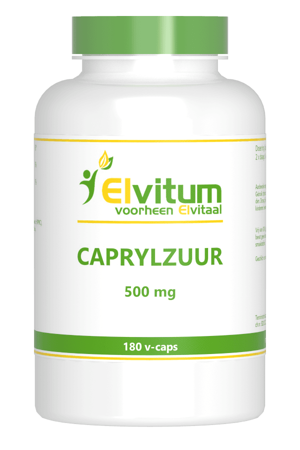 Elvitum Caprylzuur 500mg Vegicaps -  kopen-vitamine online - Magnesium kopen - supplementen kopen-voedingssupplementen-beste voedingssupplementen-supplementen bestellen-zensitivity