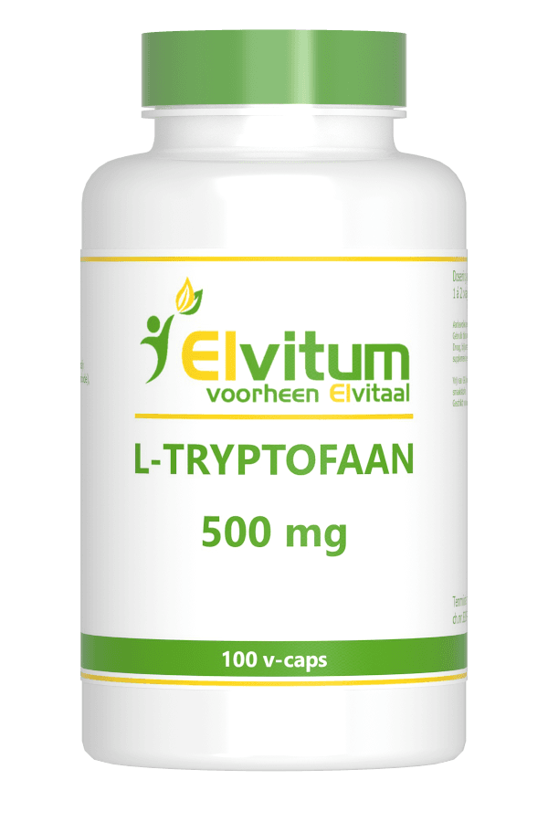 Elvitum L-Tryptofaan Vegicaps - Goede nachtrust complex kopen-vitamine online - Goede nachtrust kopen - supplementen kopen-voedingssupplementen-beste voedingssupplementen-supplementen bestellen-zensitivity