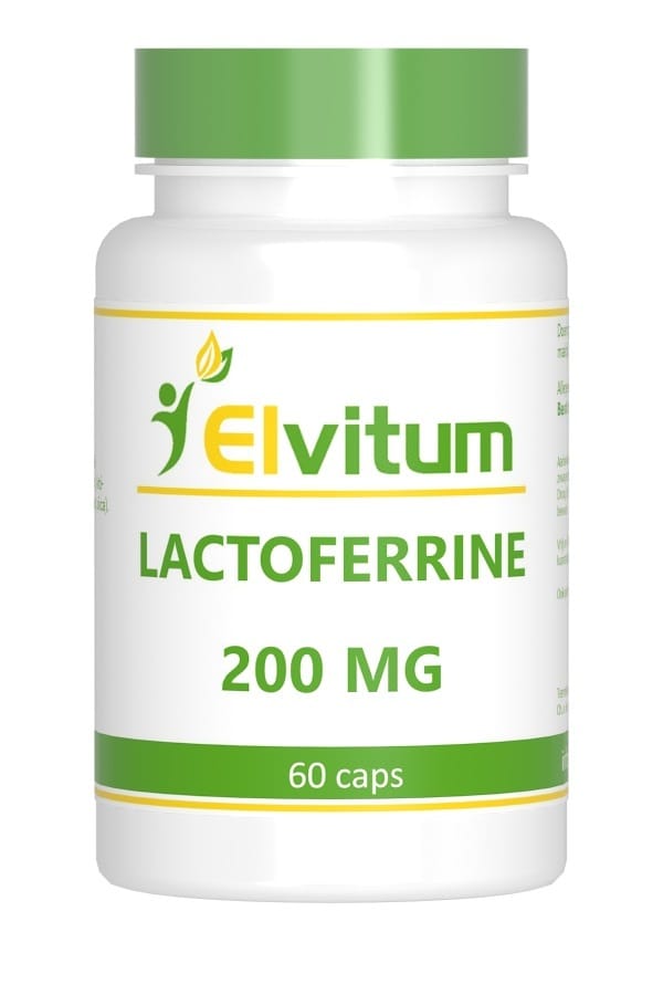 Elvitum Lactoferrine 200mg Capsules - 60CP | Zensitivity Elvitum Lactoferrine 200mg Capsules -  kopen-vitamine online -  kopen - supplementen kopen-voedingssupplementen-beste voedingssupplementen-supplementen bestellen-zensitivity