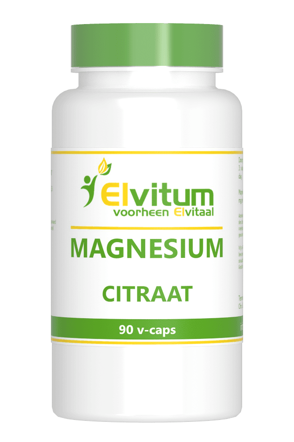 Elvitum Magnesiumcitraat Capsules - 90VCP | Zensitivity Elvitum Magnesiumcitraat Capsules -  kopen-vitamine online - Magnesium kopen - supplementen kopen-voedingssupplementen-beste voedingssupplementen-supplementen bestellen-zensitivity