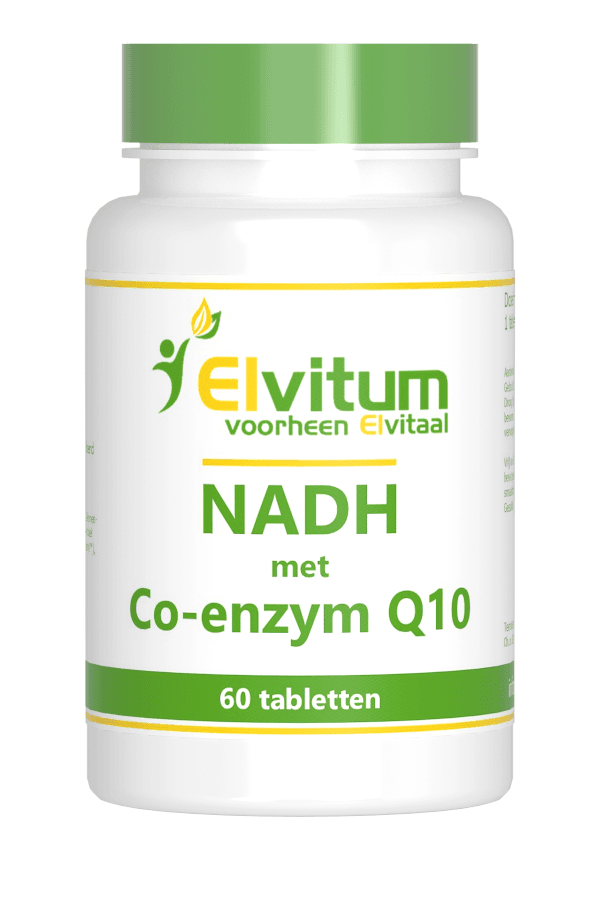Elvitum NADH met Co-enzym Q10 Tabletten -  kopen-vitamine online - Q10 kopen - supplementen kopen-voedingssupplementen-beste voedingssupplementen-supplementen bestellen-zensitivity
