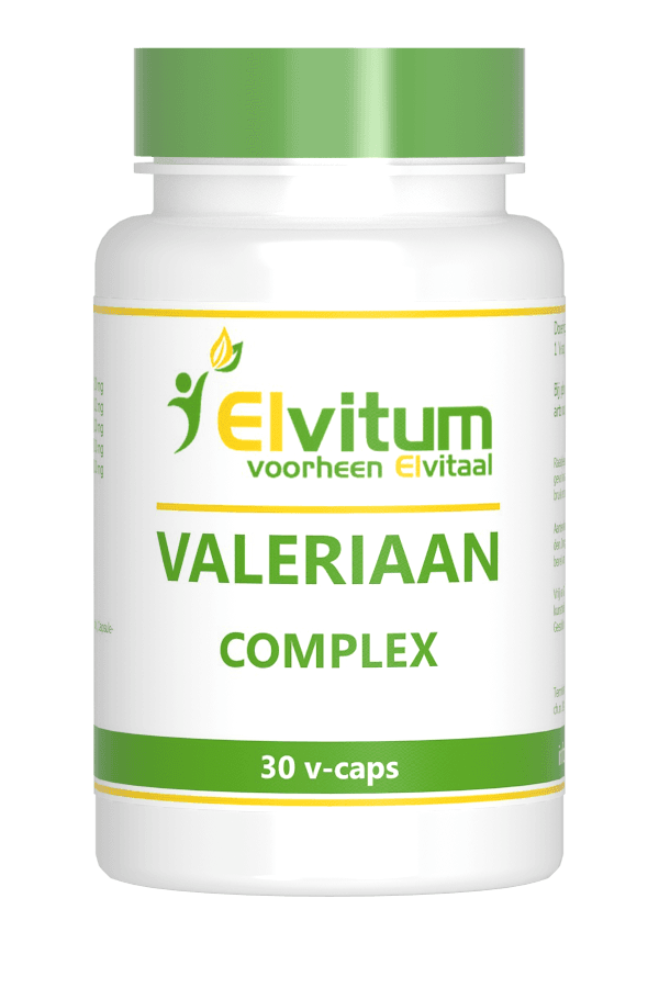 Elvitum Valeriaan Complex Vegicaps - 30CP | Zensitivity Elvitum Valeriaan Complex Vegicaps - Goede nachtrust complex kopen-vitamine online - Goede nachtrust kopen - supplementen kopen-voedingssupplementen-beste voedingssupplementen-supplementen bestellen-zensitivity