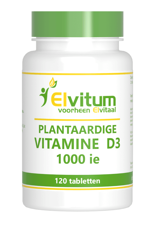 Elvitum Vitamine D3 1000 IE Plantaardig Tabletten -  kopen-vitamine online - Vitamine D kopen - supplementen kopen-voedingssupplementen-beste voedingssupplementen-supplementen bestellen-zensitivity