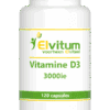 Elvitum Vitamine D3 3000 IE Capsules - 120CP | Zensitivity Elvitum Vitamine D3 3000 IE Capsules -  kopen-vitamine online - Vitamine D kopen - supplementen kopen-voedingssupplementen-beste voedingssupplementen-supplementen bestellen-zensitivity