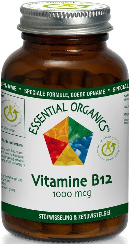 Essential Organics Vitamine B12 1000mcg Tabletten - Vitamine B12 kopen-vitamine online - Vitamine B kopen - supplementen kopen-voedingssupplementen-beste voedingssupplementen-supplementen bestellen-zensitivity