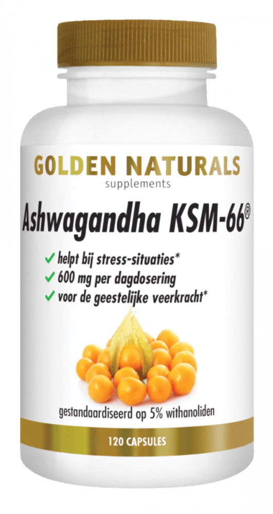 Golden Naturals Ashwagandha KSM-66 Capsules -  kopen-vitamine online - Ashwagandha kopen - supplementen kopen-voedingssupplementen-beste voedingssupplementen-supplementen bestellen-zensitivity
