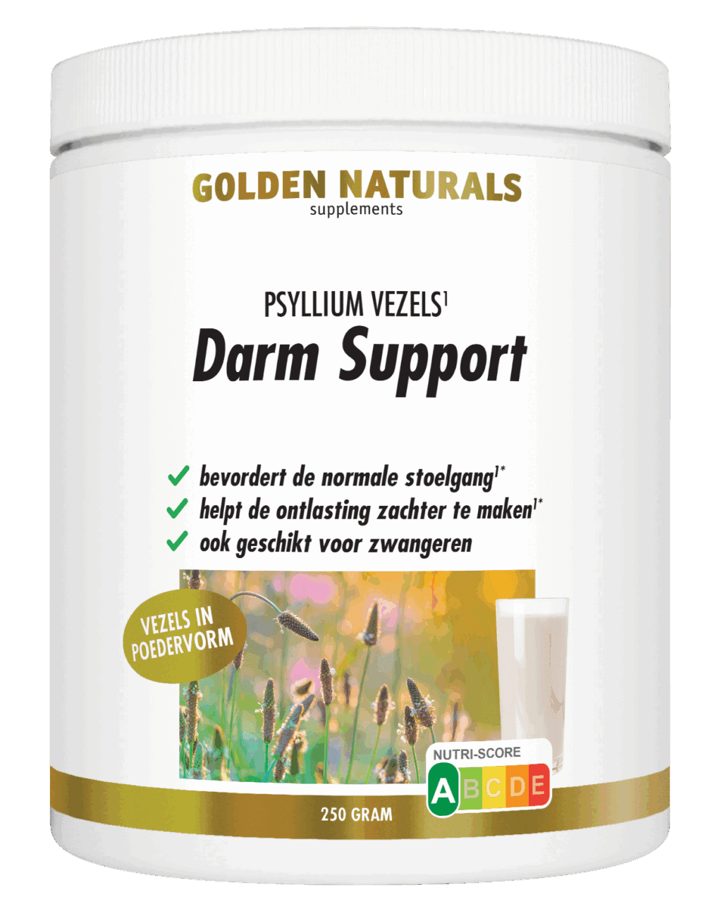 Golden Naturals Darm Support Poeder - Psylliumvezels (vlozaad) kopen-vitamine online - Populaire supplementen kopen - supplementen kopen-voedingssupplementen-beste voedingssupplementen-supplementen bestellen-zensitivity