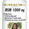 Golden Naturals MSM 1000 mg Tabletten - MSM kopen-vitamine online - Glucosamine-Chondroitine-MSM kopen - supplementen kopen-voedingssupplementen-beste voedingssupplementen-supplementen bestellen-zensitivity