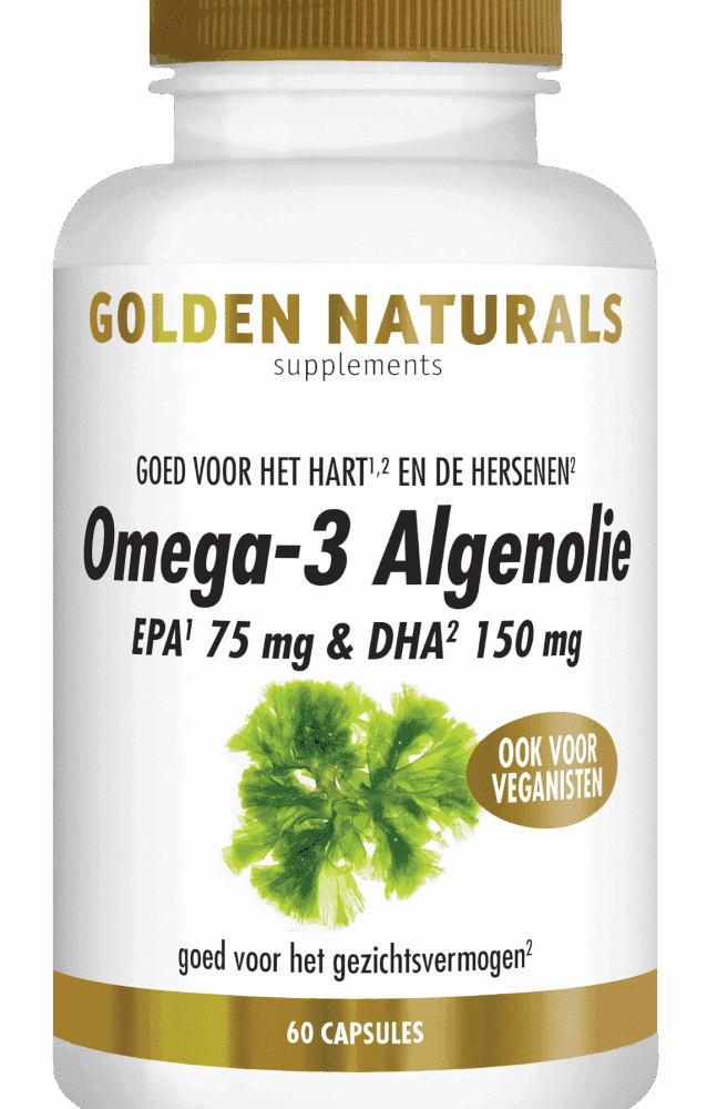 Golden Naturals Omega-3 Algenolie Capsules -  kopen-vitamine online - Omega vetzuren kopen - supplementen kopen-voedingssupplementen-beste voedingssupplementen-supplementen bestellen-zensitivity