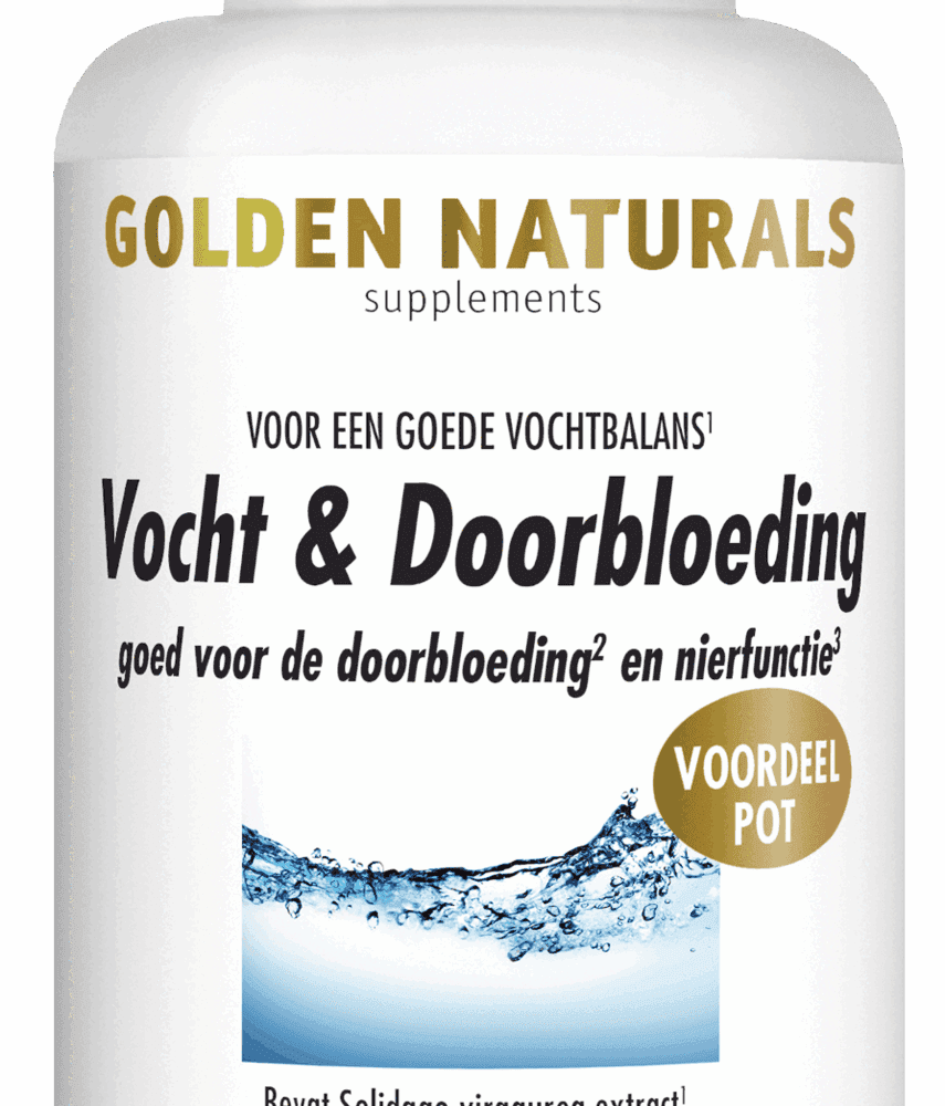 Golden Naturals Vocht & Doorbloeding Capsules -  kopen-vitamine online - Vochtbalans en nieren kopen - supplementen kopen-voedingssupplementen-beste voedingssupplementen-supplementen bestellen-zensitivity