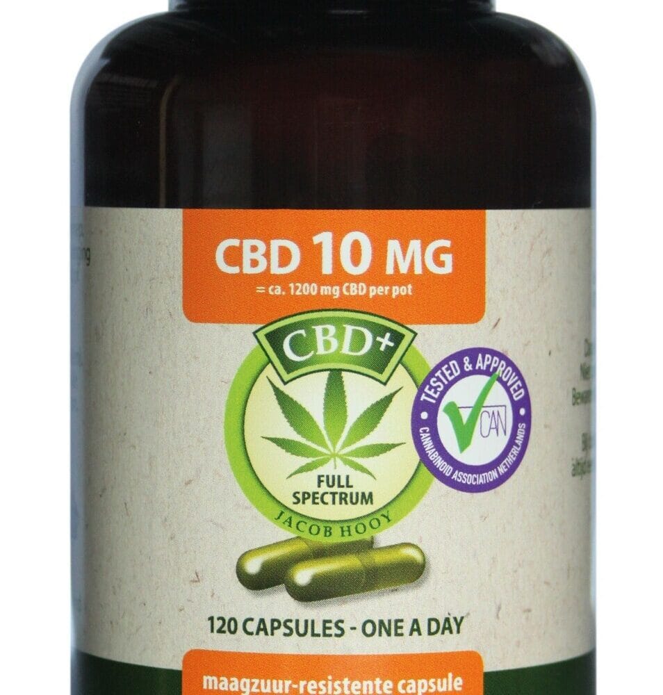 Jacob Hooy CBD 10mg Capsules -  kopen-vitamine online - CBD olie kopen - supplementen kopen-voedingssupplementen-beste voedingssupplementen-supplementen bestellen-zensitivity