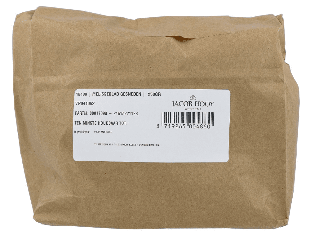 Jacob Hooy Melisseblad Gesneden - Citroenmelisse kopen-vitamine online - Populaire supplementen kopen - supplementen kopen-voedingssupplementen-beste voedingssupplementen-supplementen bestellen-zensitivity