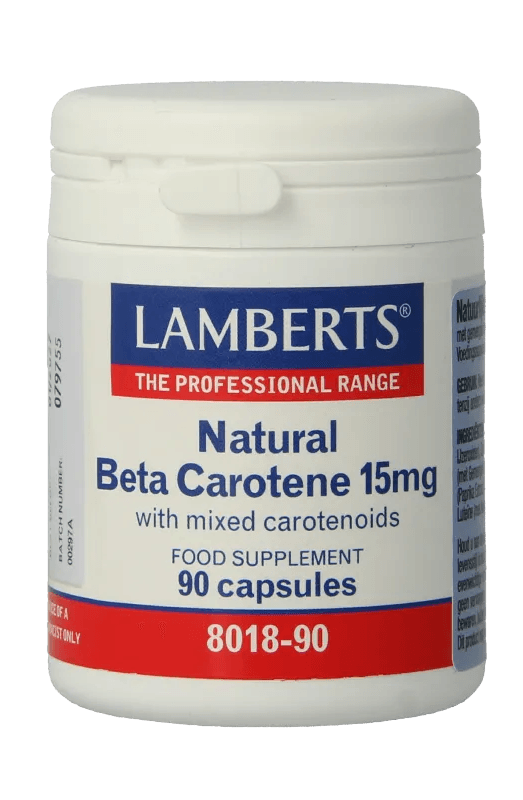 Lamberts Bèta Caroteen 15 mg Natuurlijk Capsules - 90CP | Zensitivity Lamberts Bèta Caroteen 15 mg Natuurlijk Capsules - Antioxidanten kopen-vitamine online - Populaire supplementen kopen - supplementen kopen-voedingssupplementen-beste voedingssupplementen-supplementen bestellen-zensitivity