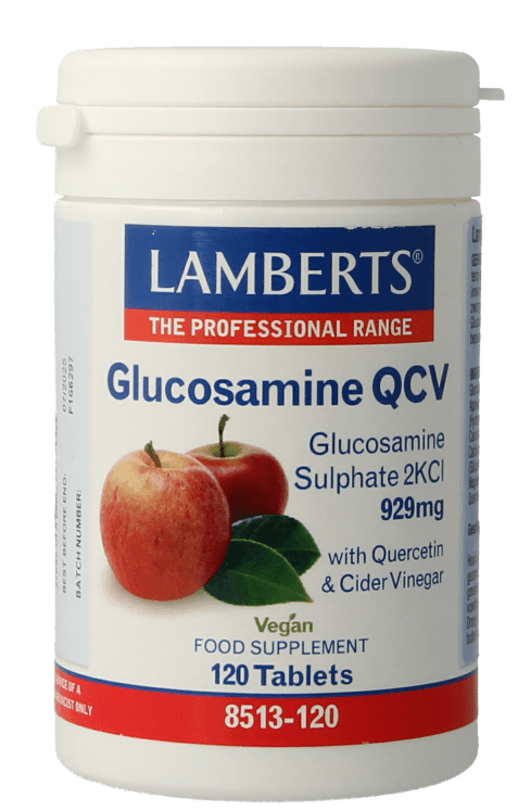 Lamberts Glucosamine QCV Tabletten - Glucosamine kopen-vitamine online - Glucosamine-Chondroitine-MSM kopen - supplementen kopen-voedingssupplementen-beste voedingssupplementen-supplementen bestellen-zensitivity