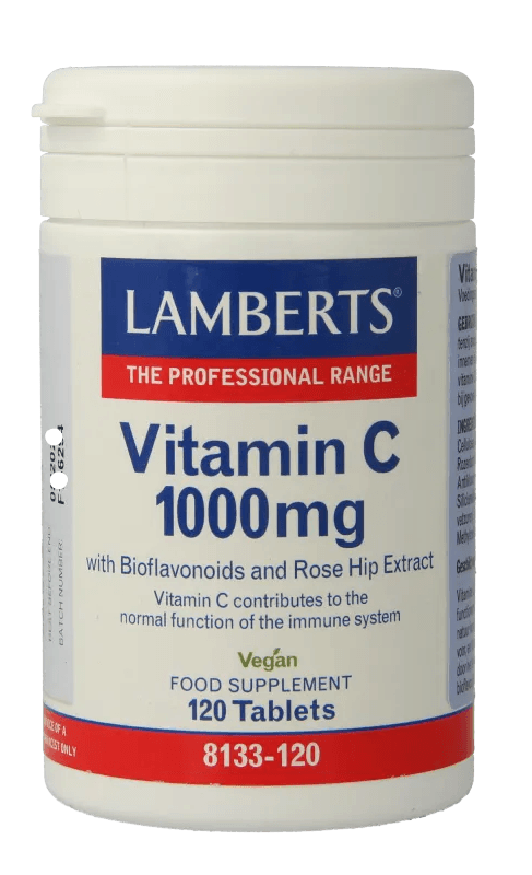Lamberts Vitamine C 1000mg & bioflavonoïden Tabletten - Vitamine C tabletten kopen-vitamine online - Vitamine C kopen - supplementen kopen-voedingssupplementen-beste voedingssupplementen-supplementen bestellen-zensitivity