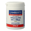 Lamberts Vitamine K2 90mcg Capsules - Vitamine K2 kopen-vitamine online - Vitamine K kopen - supplementen kopen-voedingssupplementen-beste voedingssupplementen-supplementen bestellen-zensitivity