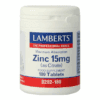 Lamberts Zink Citraat 15 mg Tabletten -  kopen-vitamine online - Zink kopen - supplementen kopen-voedingssupplementen-beste voedingssupplementen-supplementen bestellen-zensitivity