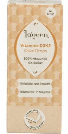 Laveen Vitamine D3K2 Olijfolie Druppels - 30ML | Zensitivity Laveen Vitamine D3K2 Olijfolie Druppels - Vitamine D kind kopen-vitamine online - Supplementen baby en kind kopen - supplementen kopen-voedingssupplementen-beste voedingssupplementen-supplementen bestellen-zensitivity