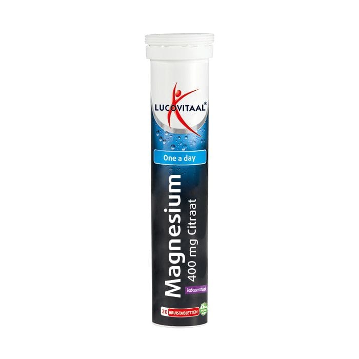 Lucovitaal Magnesium Citraat 400mg Bruistabletten -  kopen-vitamine online - Magnesium kopen - supplementen kopen-voedingssupplementen-beste voedingssupplementen-supplementen bestellen-zensitivity