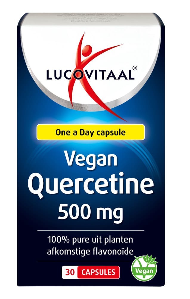 Lucovitaal Vegan Quercetine Capsules - 30CP | Zensitivity Lucovitaal Vegan Quercetine Capsules - Quercetine kopen-vitamine online - Populaire supplementen kopen - supplementen kopen-voedingssupplementen-beste voedingssupplementen-supplementen bestellen-zensitivity