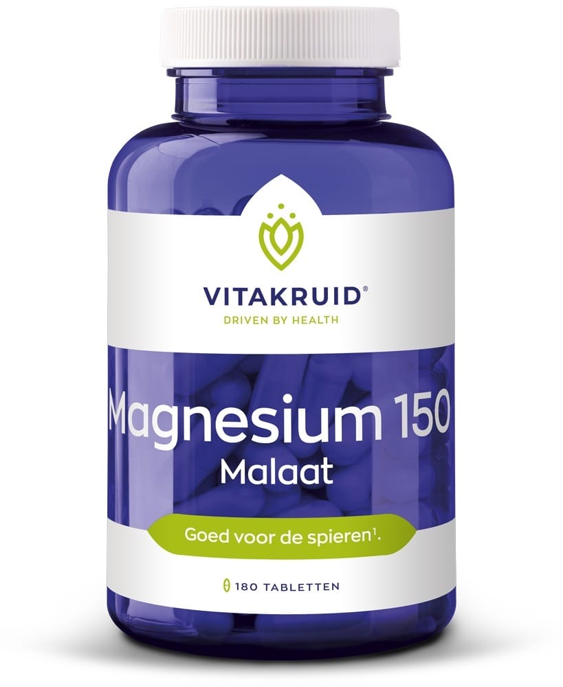 Magnesium 150 Malaat met Vitamine B6 (P-5-P) 180 - 180TB | Zensitivity Magnesium 150 Malaat met Vitamine B6 (P-5-P) 180 - kopen-vitamine online - Magnesium kopen - supplementen kopen-voedingssupplementen-beste voedingssupplementen-supplementen bestellen-zensitivity