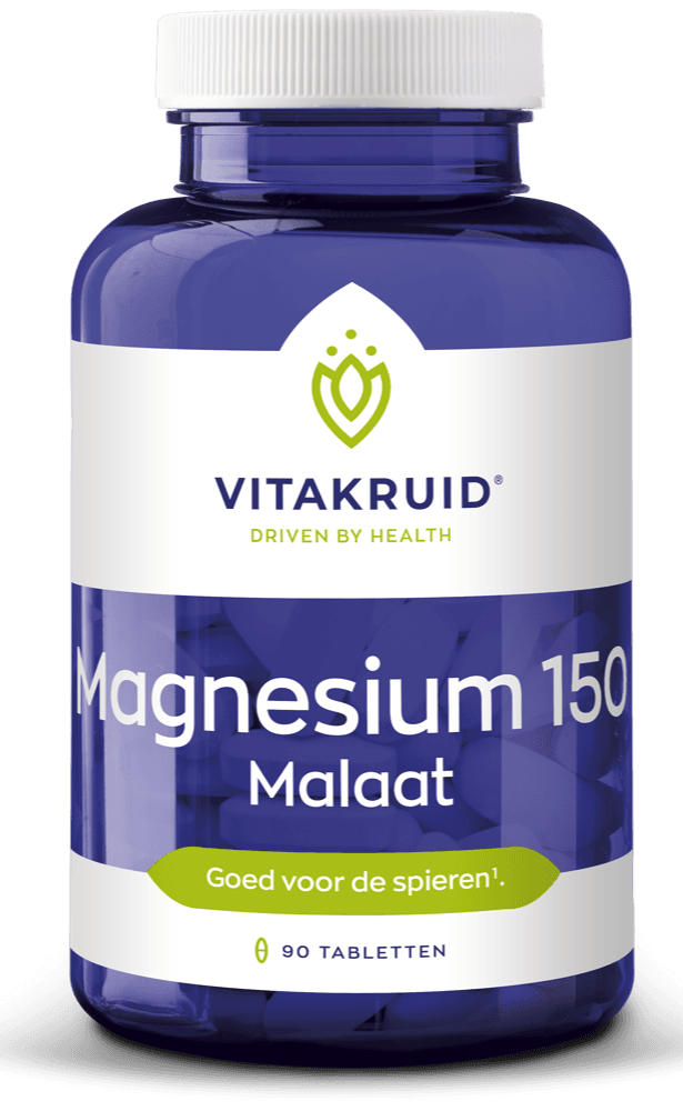 Magnesium 150 Malaat met Vitamine B6 (P-5-P) 90 -  kopen-vitamine online - Magnesium kopen - supplementen kopen-voedingssupplementen-beste voedingssupplementen-supplementen bestellen-zensitivity