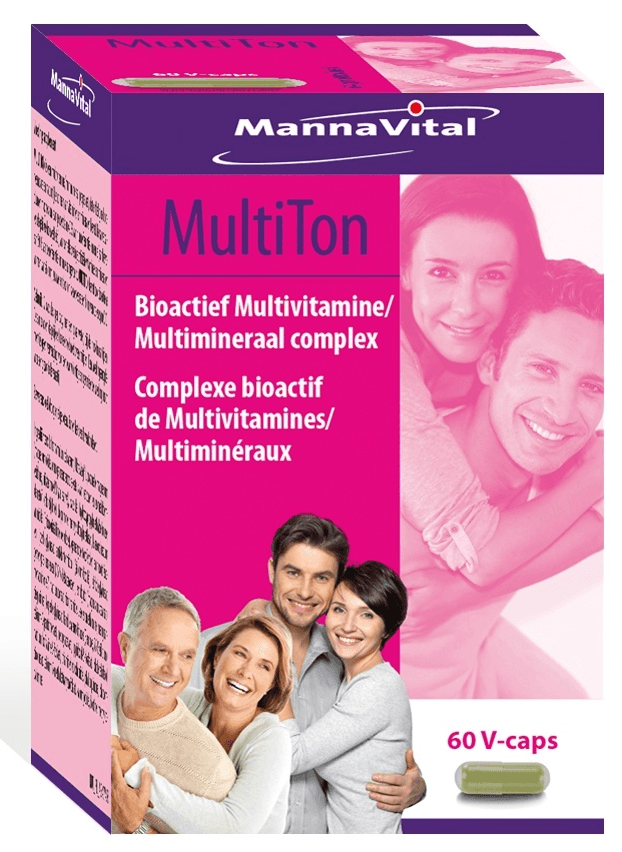 MannaVital MultiTon Capsules - 60VCP | Zensitivity MannaVital MultiTon Capsules -  kopen-vitamine online - Algemene multivitaminen kopen - supplementen kopen-voedingssupplementen-beste voedingssupplementen-supplementen bestellen-zensitivity