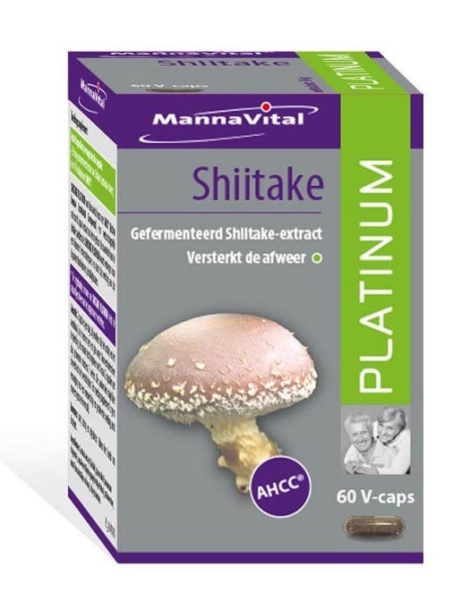 MannaVital Shiitake Platinum Capsules - 60VCP | Zensitivity MannaVital Shiitake Platinum Capsules - Weerstand complex kopen-vitamine online - Weerstand kopen - supplementen kopen-voedingssupplementen-beste voedingssupplementen-supplementen bestellen-zensitivity