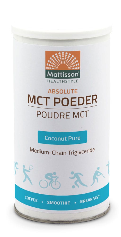 Mattisson HealthStyle MCT Poeder Coconut Pure -  kopen-vitamine online - Energie supplementen kopen - supplementen kopen-voedingssupplementen-beste voedingssupplementen-supplementen bestellen-zensitivity