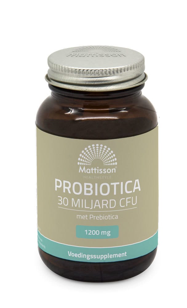 Mattisson HealthStyle Probiotica 30 Miljard CFU 1200mg Capsules -  kopen-vitamine online - Probiotica kopen - supplementen kopen-voedingssupplementen-beste voedingssupplementen-supplementen bestellen-zensitivity