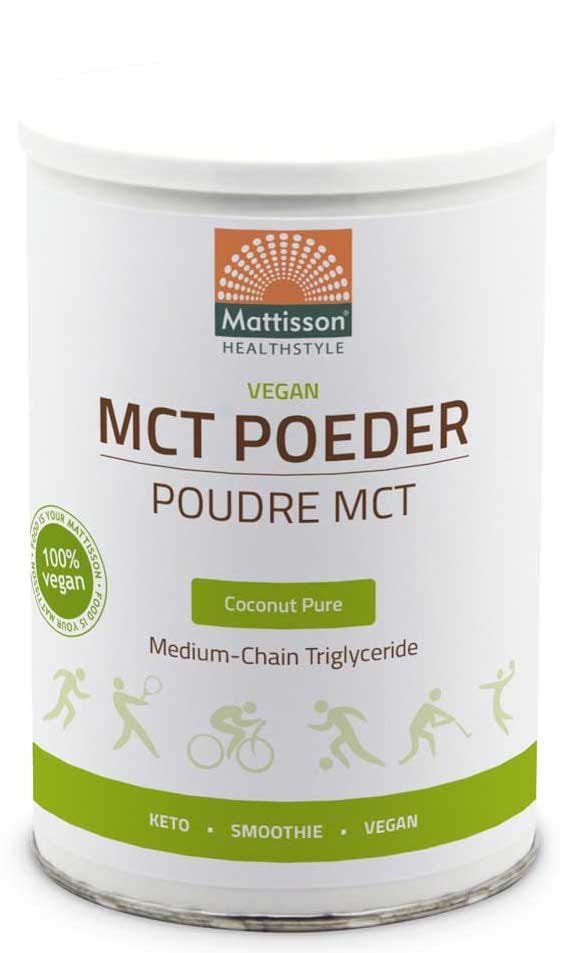 Mattisson HealthStyle Vegan MCT Poeder Coconut Pure -  kopen-vitamine online - Energie supplementen kopen - supplementen kopen-voedingssupplementen-beste voedingssupplementen-supplementen bestellen-zensitivity