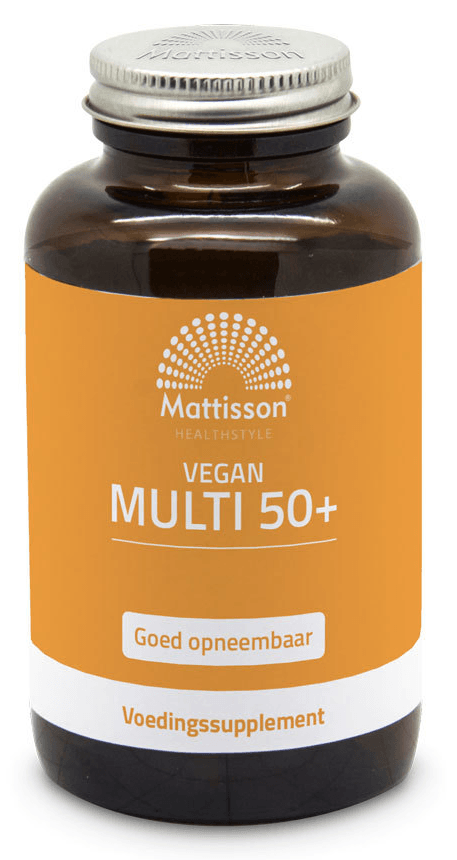 Mattisson HealthStyle Vegan Multi 50+ Capsules -  kopen-vitamine online - Multivitamine 50plus kopen - supplementen kopen-voedingssupplementen-beste voedingssupplementen-supplementen bestellen-zensitivity