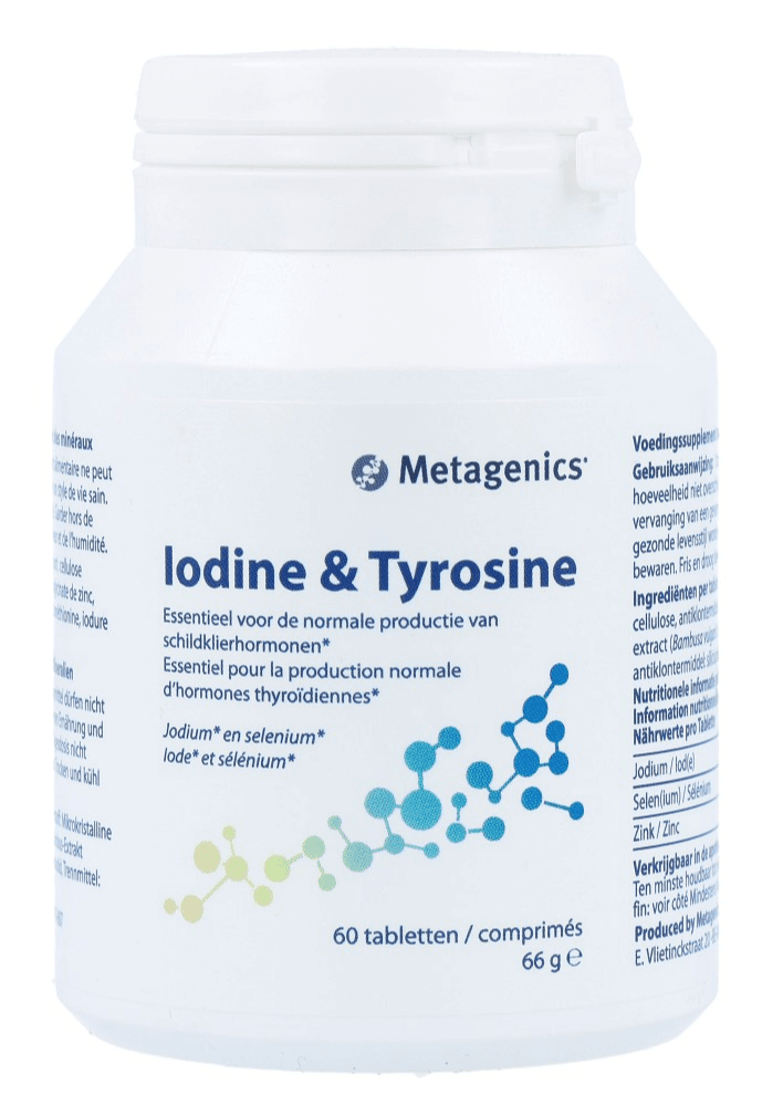 Metagenics Iodine & Tyrosine Tabletten -  kopen-vitamine online - Hormoonhuishouding (schildklier) kopen - supplementen kopen-voedingssupplementen-beste voedingssupplementen-supplementen bestellen-zensitivity