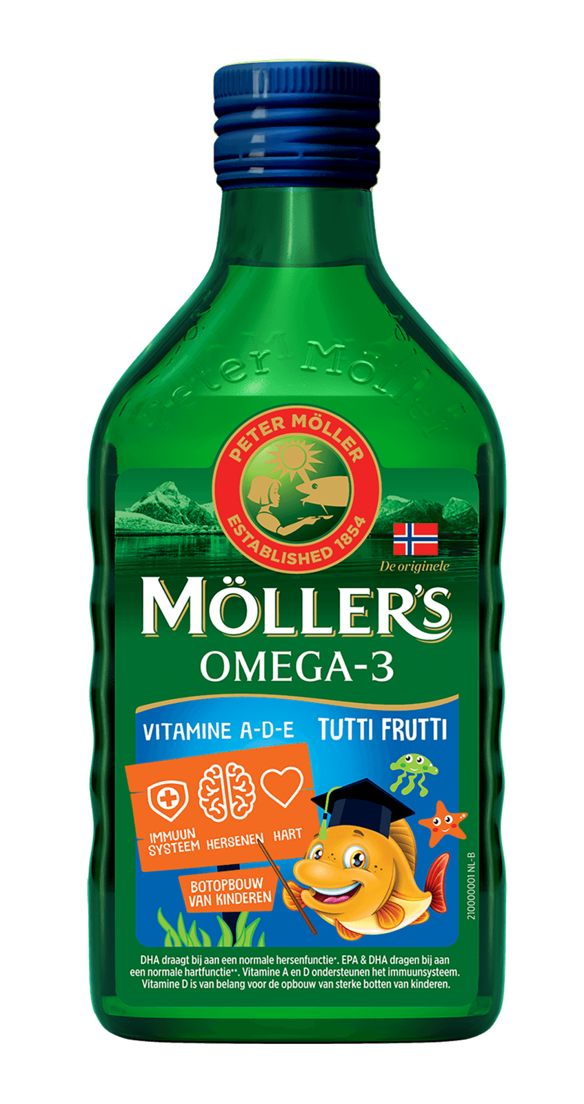 Mollers Omega-3 Tutti Frutti - 250ML | Zensitivity Mollers Omega-3 Tutti Frutti -  kopen-vitamine online - Omega vetzuren kopen - supplementen kopen-voedingssupplementen-beste voedingssupplementen-supplementen bestellen-zensitivity