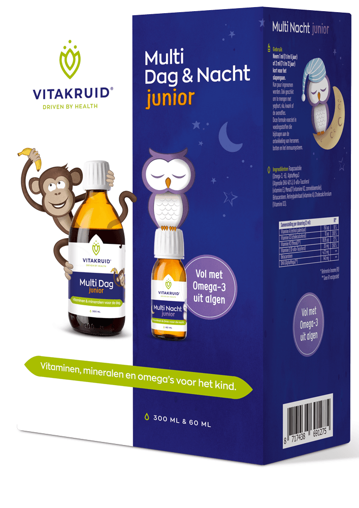 Multi Dag & Nacht Junior 100% Vegan - 1ST | Zensitivity Multi Dag & Nacht Junior 100% Vegan -  kopen-vitamine online - Multivitamine kind kopen - supplementen kopen-voedingssupplementen-beste voedingssupplementen-supplementen bestellen-zensitivity