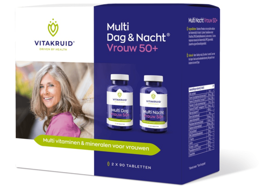 Multi Dag & Nacht Vrouw 50+ 100% Vegan 2 x 90 - 180TB | Zensitivity Multi Dag & Nacht Vrouw 50+ 100% Vegan 2 x 90 - kopen-vitamine online - Multivitamine vrouw kopen - supplementen kopen-voedingssupplementen-beste voedingssupplementen-supplementen bestellen-zensitivity