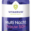 Multi Nacht Vrouw 50+ 100% Vegan 90 -  kopen-vitamine online - Multivitamine vrouw kopen - supplementen kopen-voedingssupplementen-beste voedingssupplementen-supplementen bestellen-zensitivity