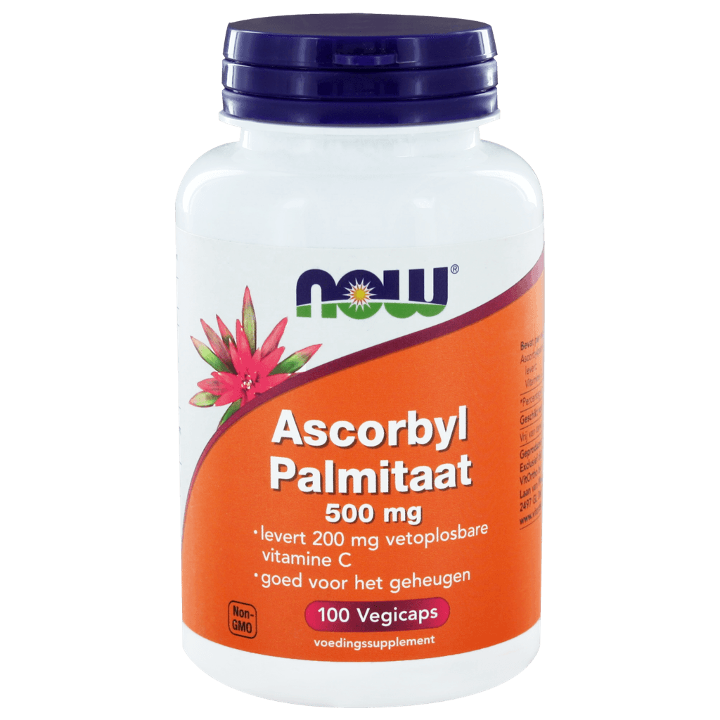 NOW Ascorbyl Palmitate 500mg Capsules - 100ST | Zensitivity NOW Ascorbyl Palmitate 500mg Capsules - Vitamine C capsules kopen-vitamine online - Vitamine C kopen - supplementen kopen-voedingssupplementen-beste voedingssupplementen-supplementen bestellen-zensitivity
